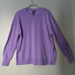 Sweaty Betty Lavender Crewneck Lightweight Sweatshirt